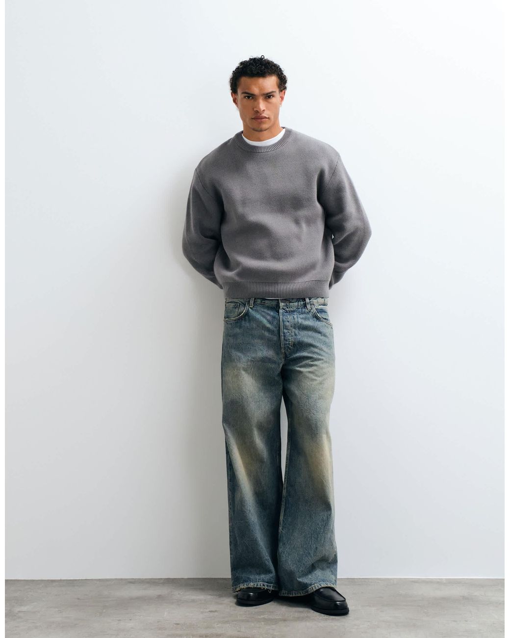 Weekday Pullover in Gray für Herren