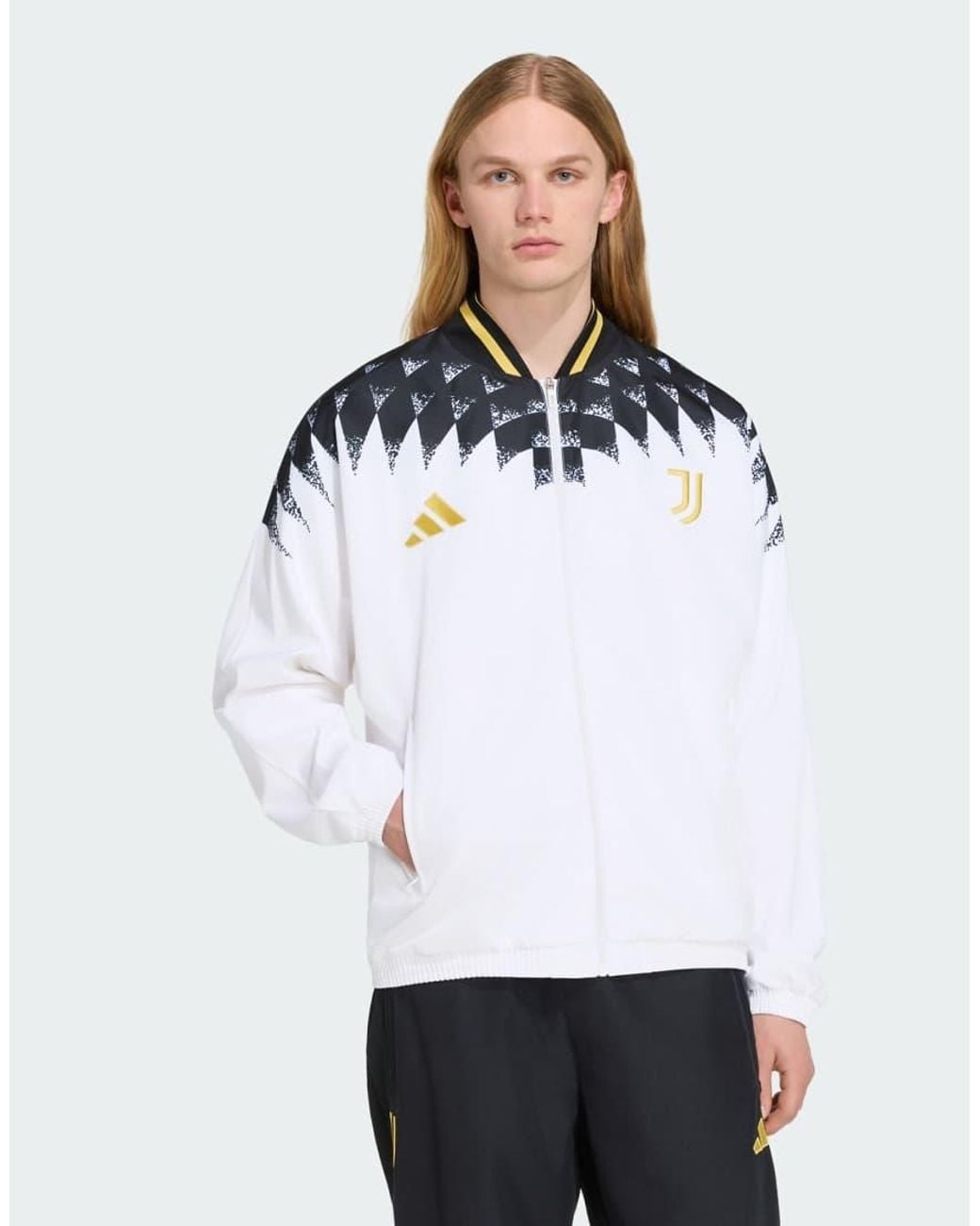 Adidas Originals White Juventus Turin Stadium Track Top for men