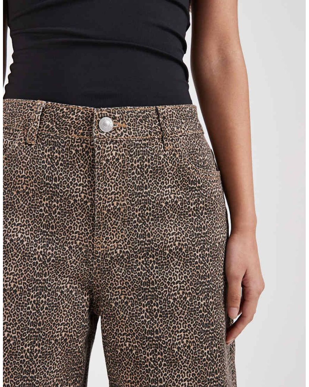 Pieces Brown Longline Denim Shorts