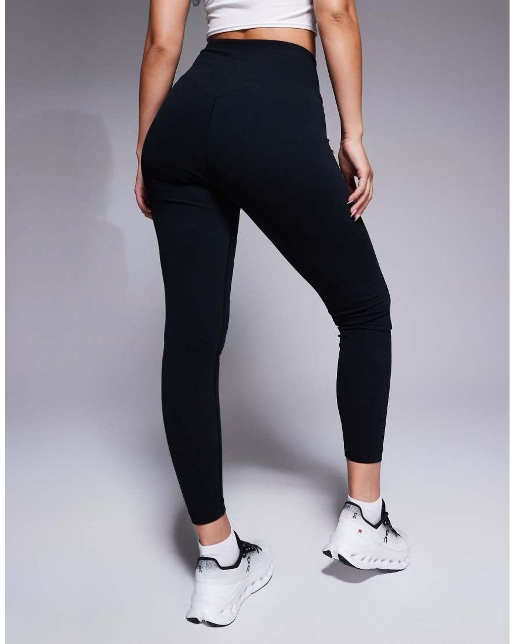 4505 Blue Hourglass Icon Wrap Waist Yoga legging