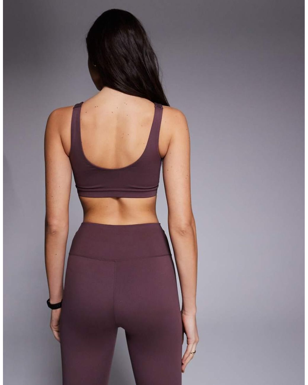 Nike Purple Nike One Training Twist Strap Sports Bra