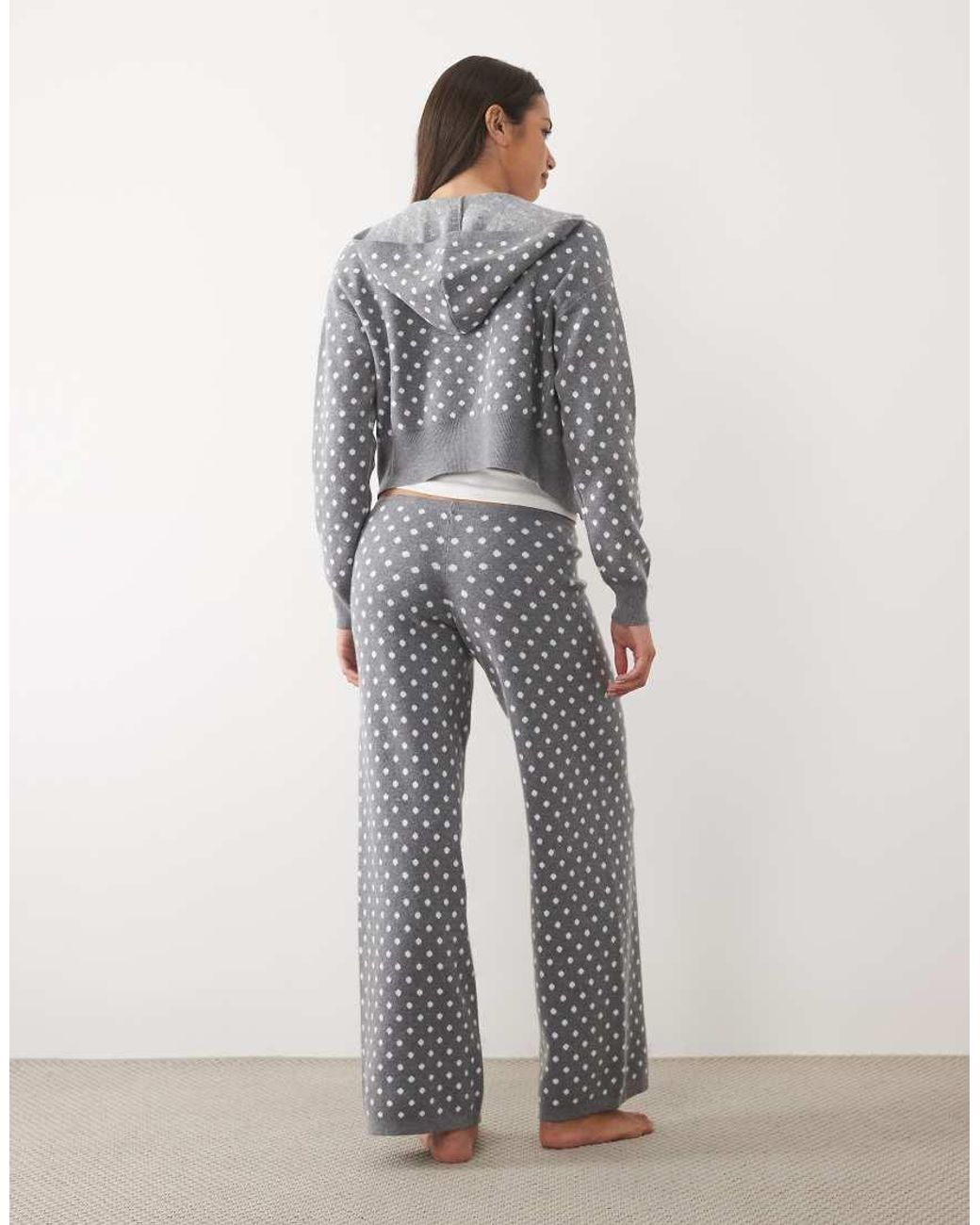 Cotton On Gray Lounge Straight Leg Knit Trouser
