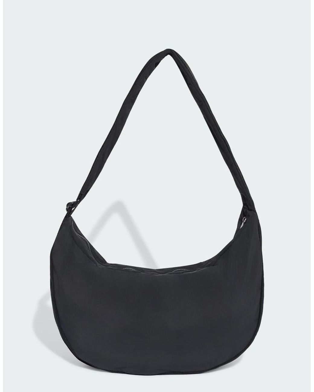 Adidas Originals Black Everyday Icons Crossbody Bag Half Moon