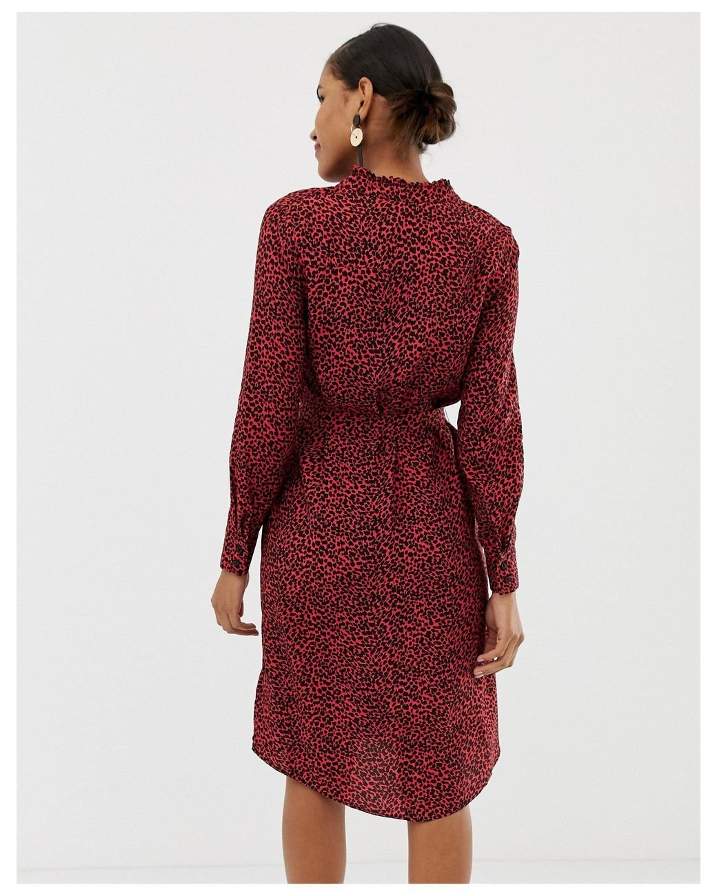 oasis animal shirt dress