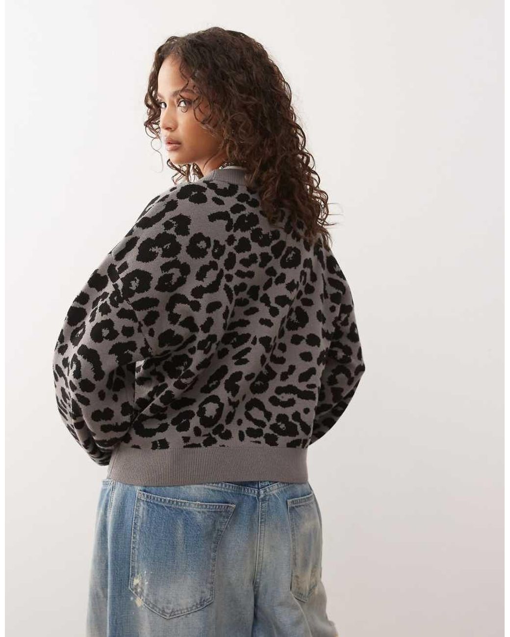 Noisy May Black Relaxed Knitted Jumper