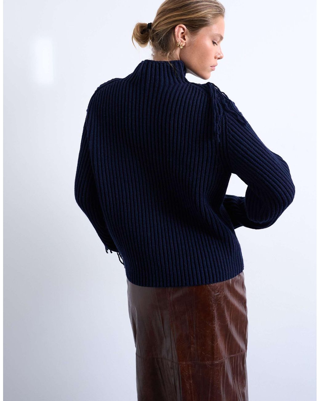TOPSHOP Blue – strickpullover