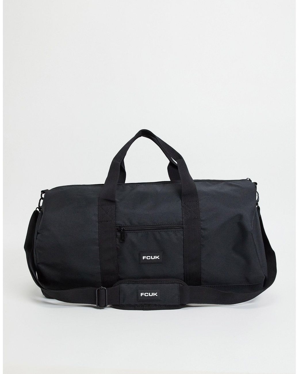 French Connection Holdall Bag And White in Black for Men | Lyst