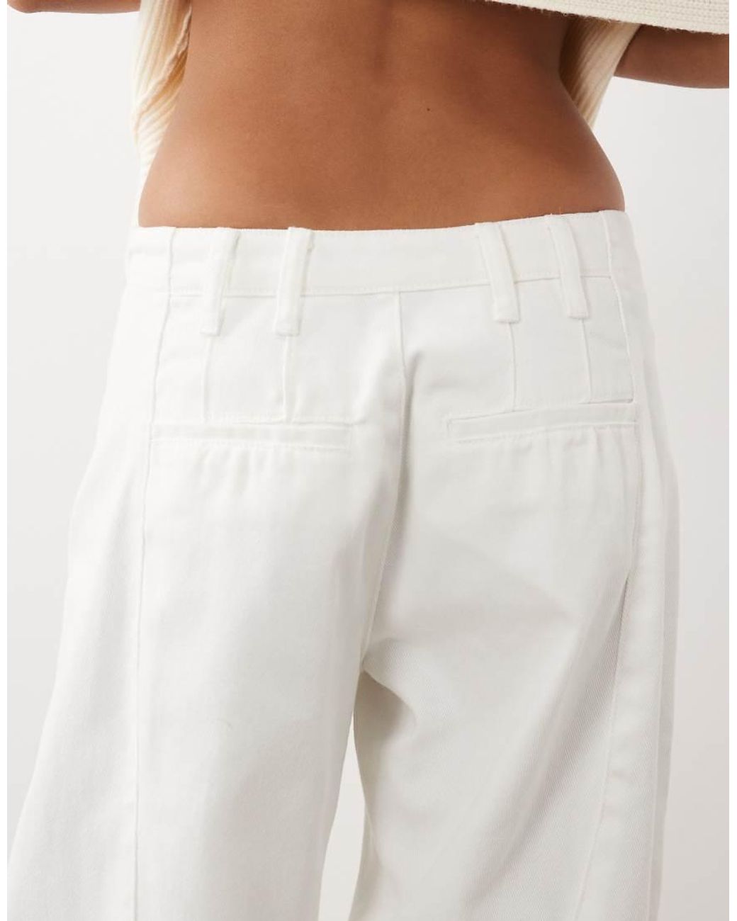 Lioness Natural Sideline Barrel Leg Jeans