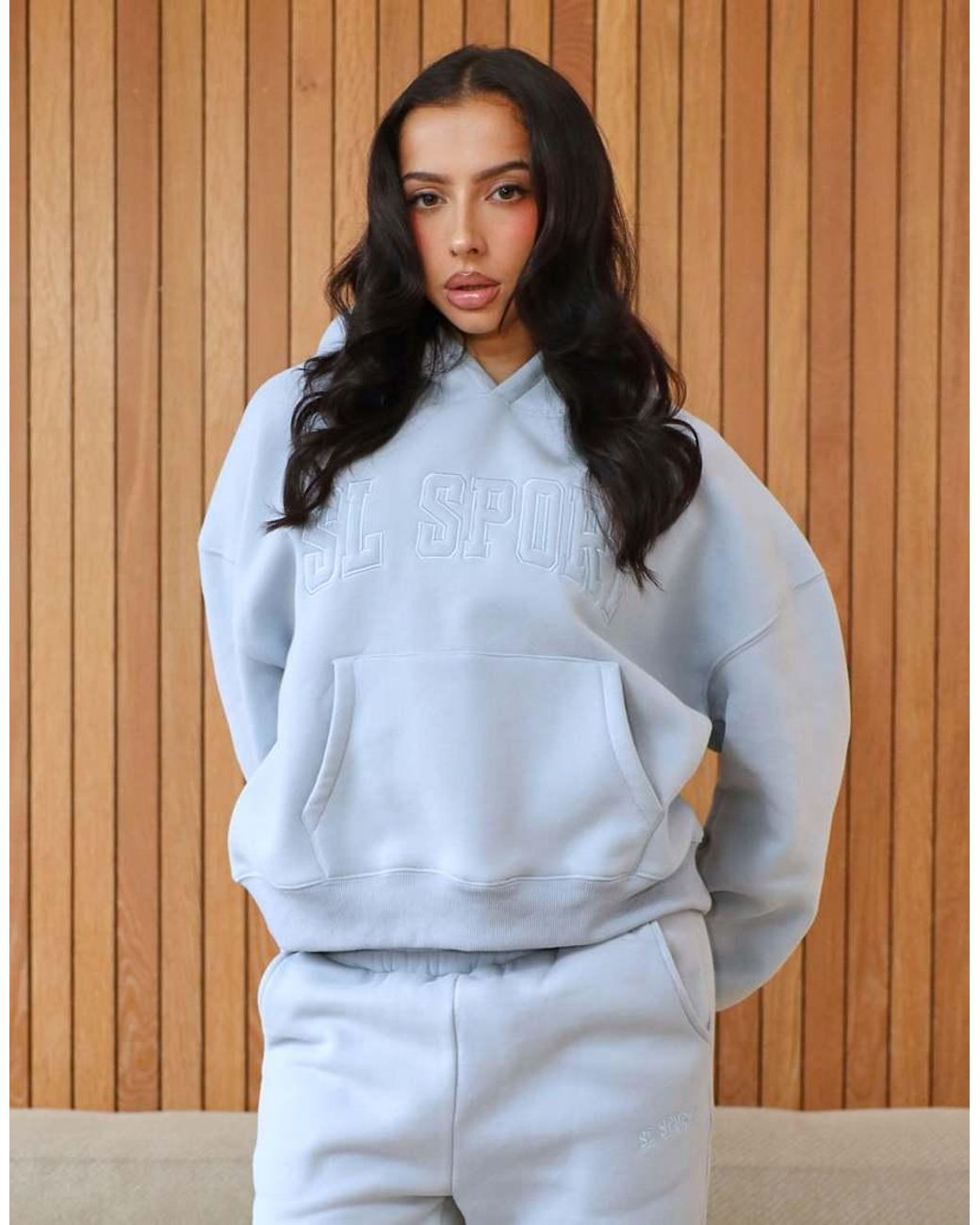 SIMMI Blue X Mia Khan Sport Hoodie