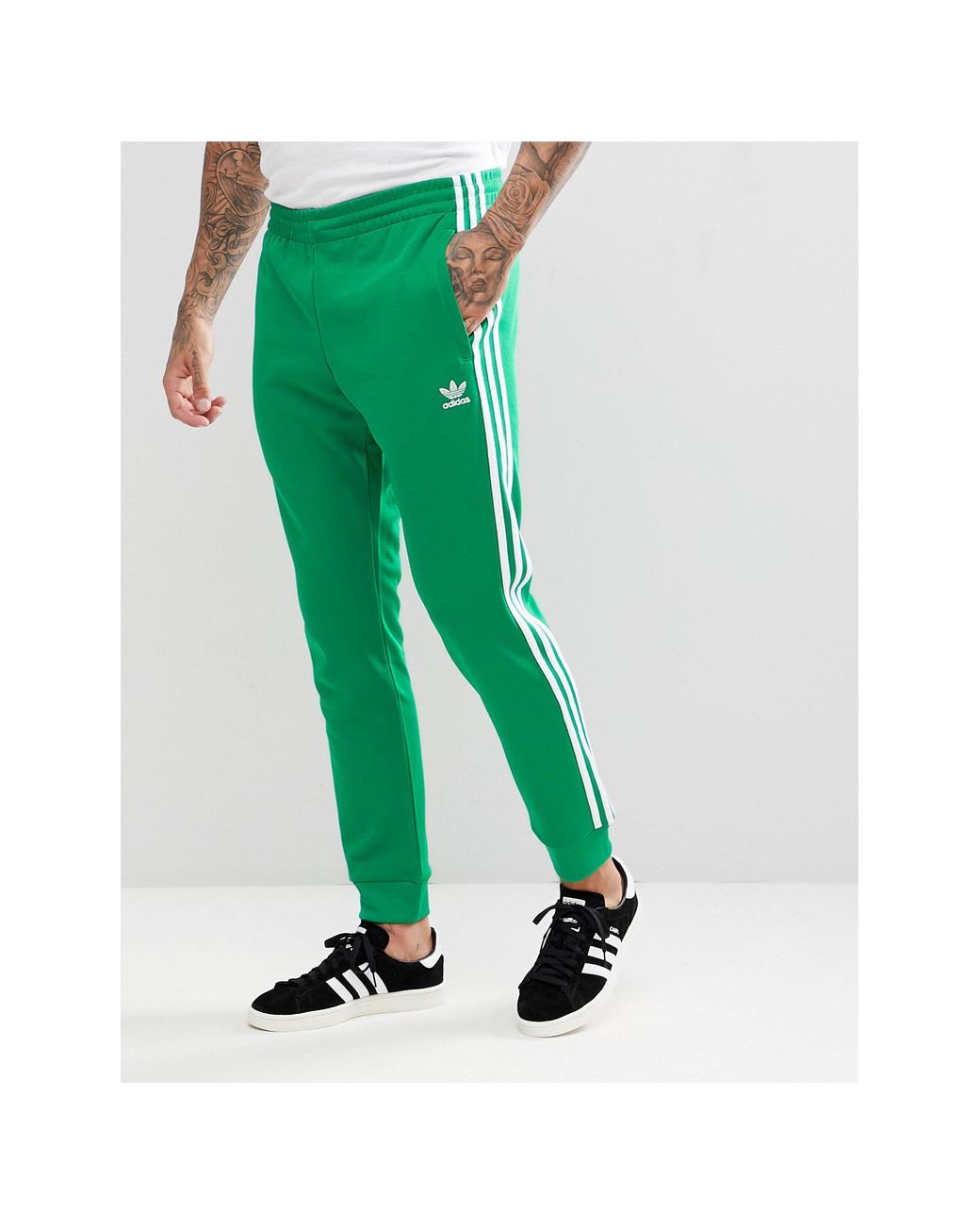 Adicolor superstar - pantalon adidas Originals pour homme en coloris Vert |  Lyst