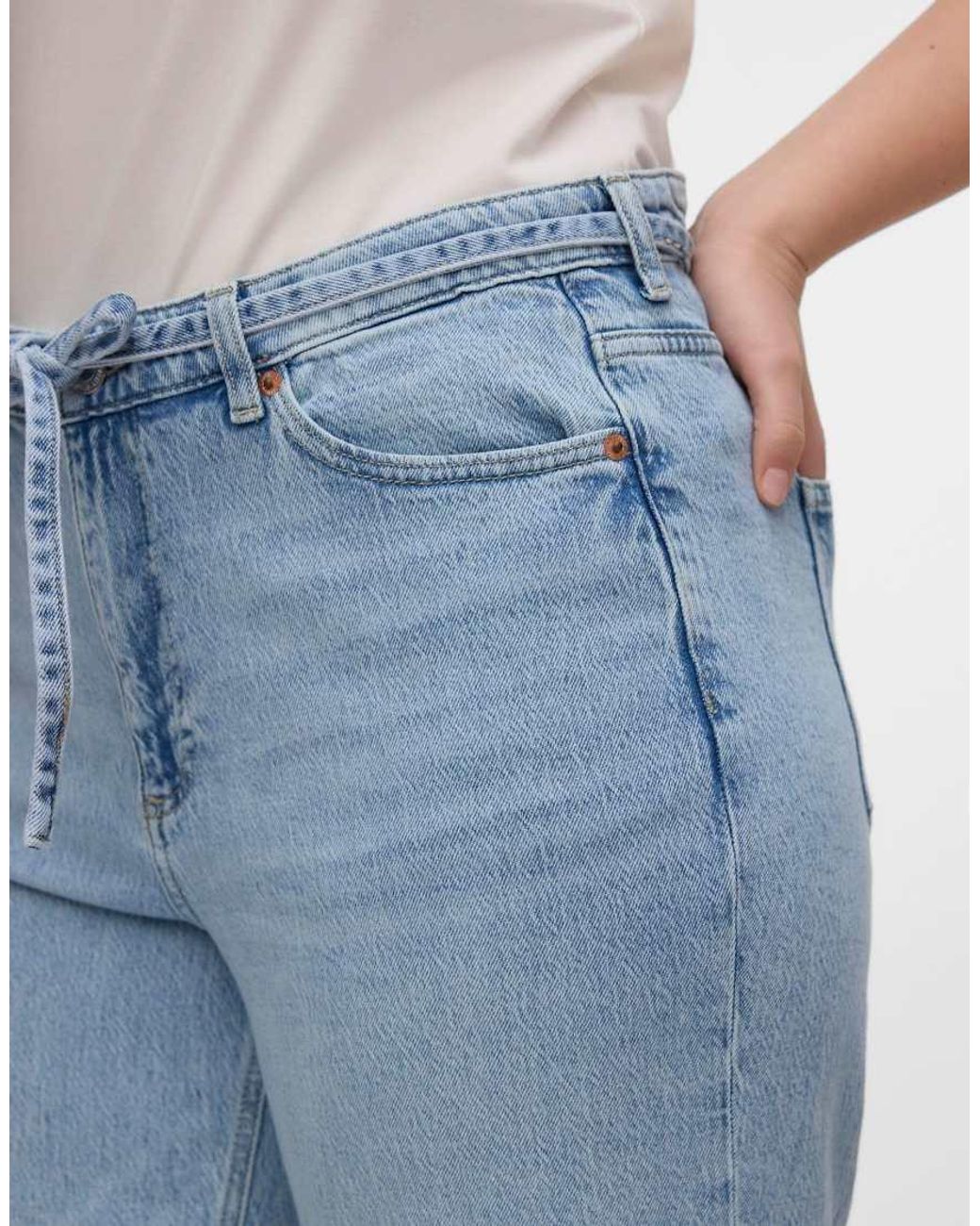 Vero Moda Blue Wide-Fit Jeans