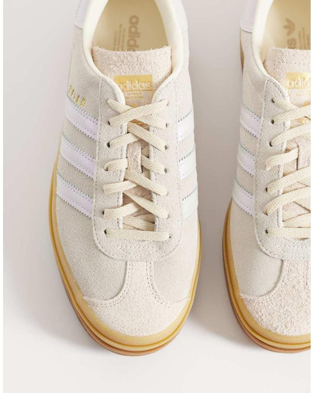 Adidas Originals White Gazelle Bold Trainers