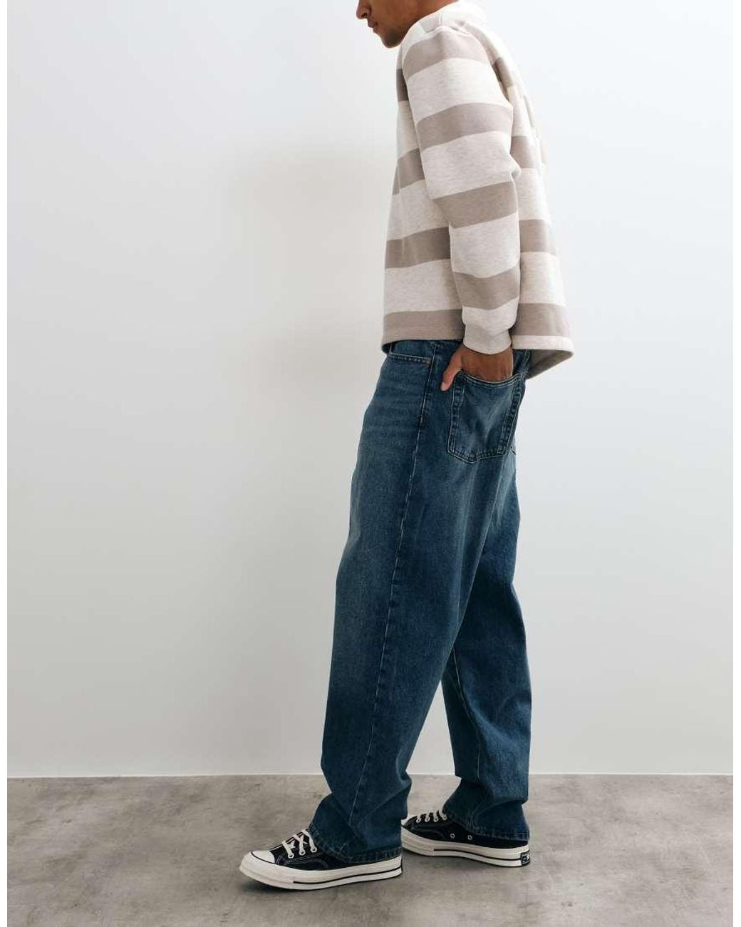 Gap Gray Barrel Fit Jeans for men