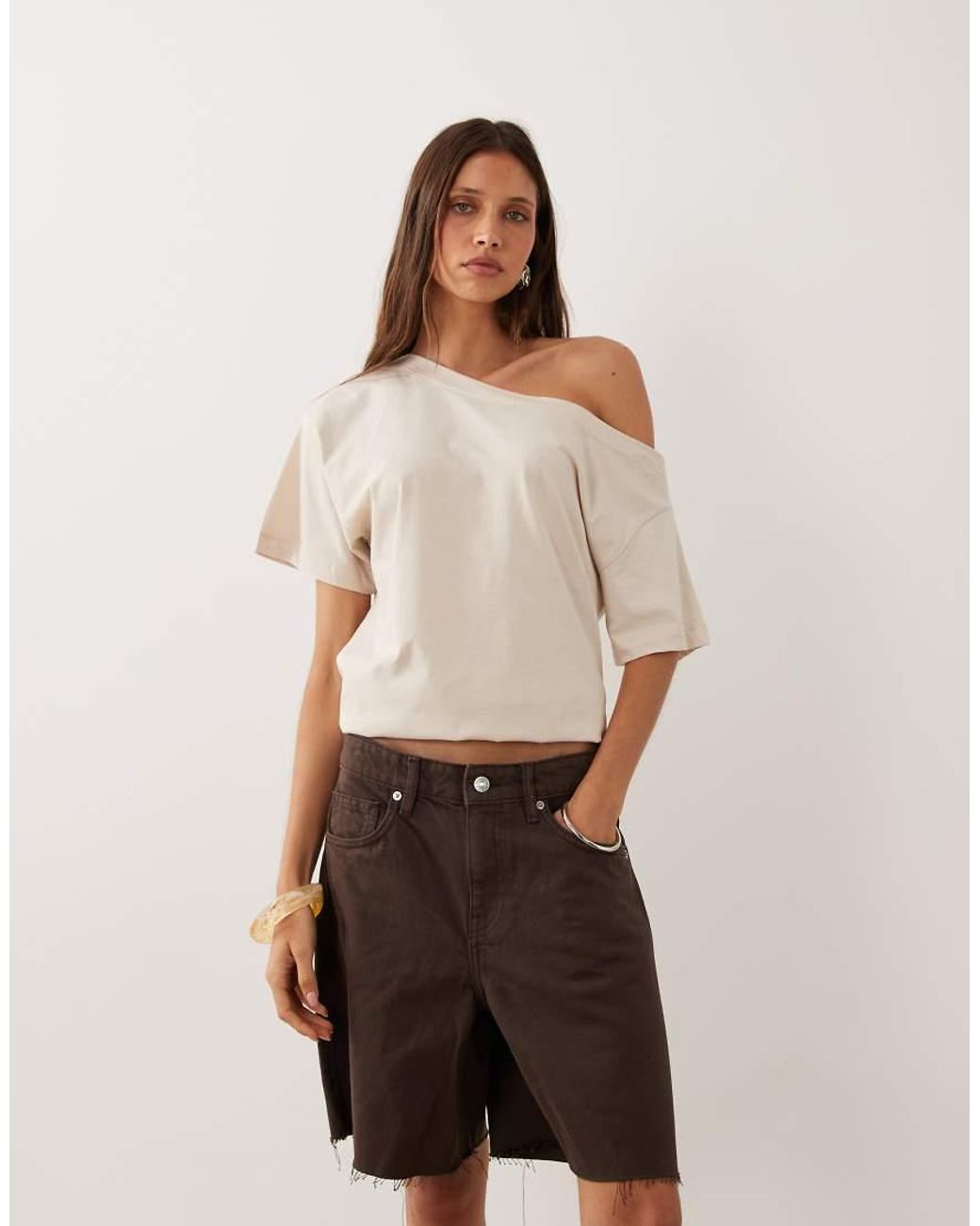 Mango Natural 100% Cotton Denim Short