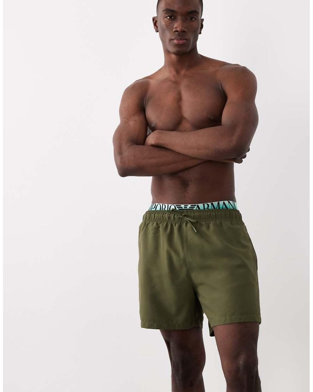 Emporio Armani Multicolor Bodywear Swim Shorts for men