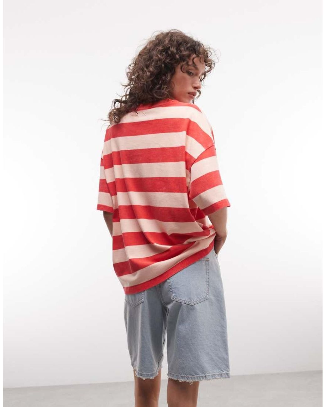 Collusion Red Relaxed Tee