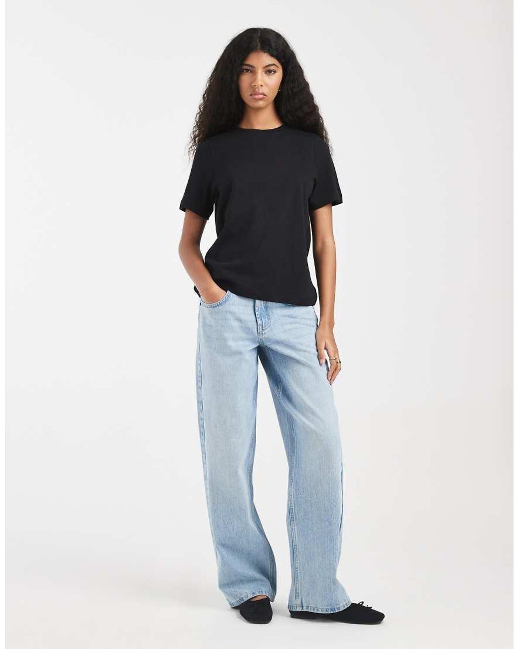 New Look Black Premium Girlfriend Tee