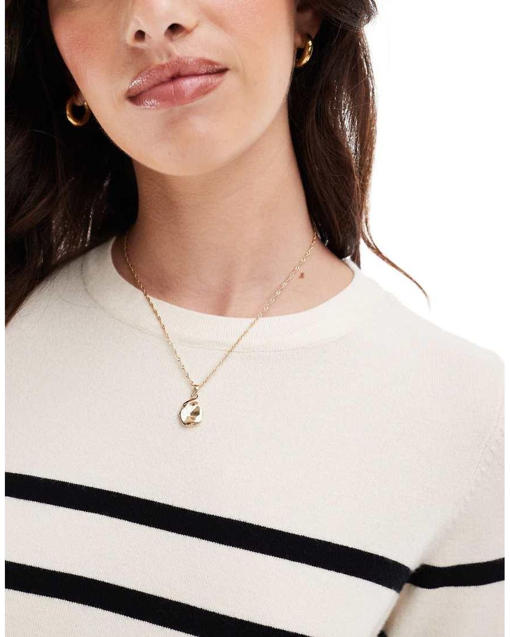 Vero Moda White Crew Neck Jumper