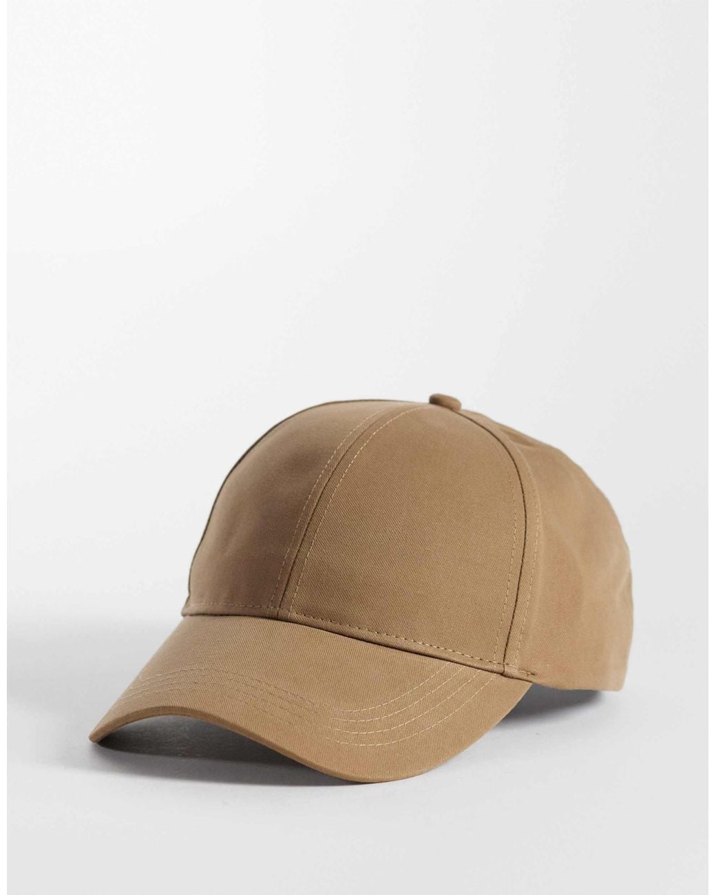 ASOS – baseballkappe in Natural für Herren