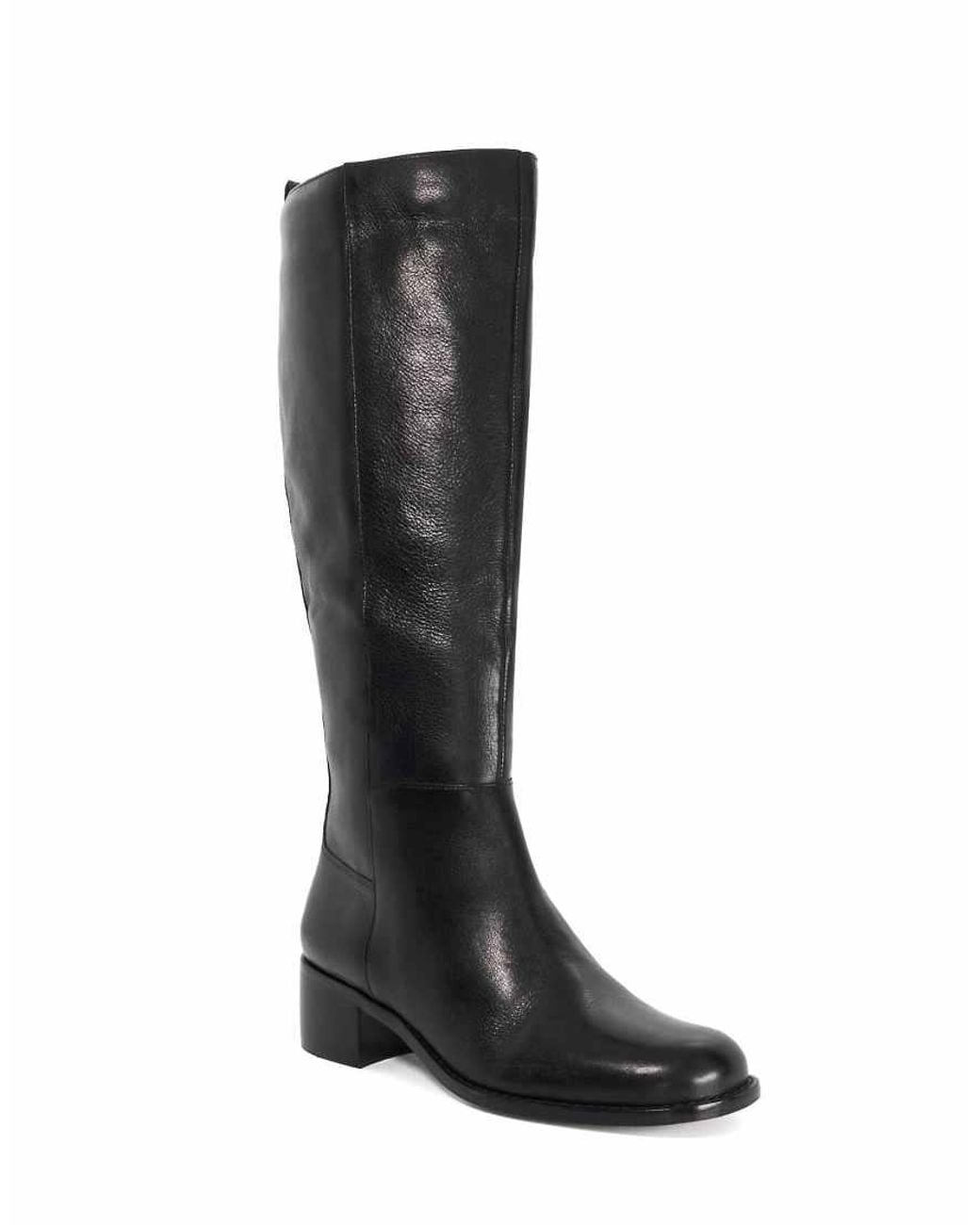 Dune Black Turner Knee High Boots
