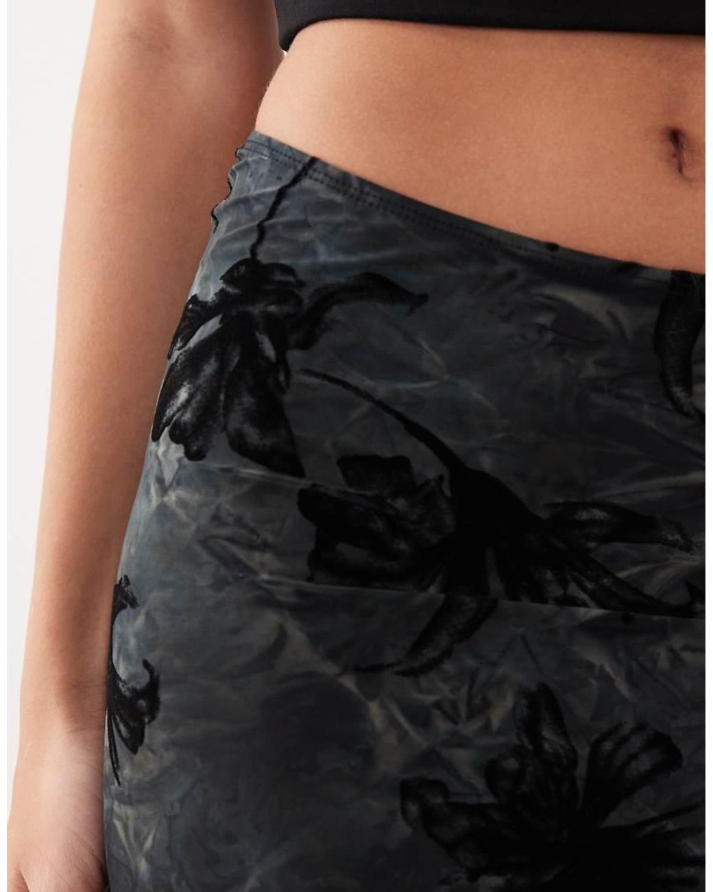 Motel Gray Alfreda Midaxi Skirt