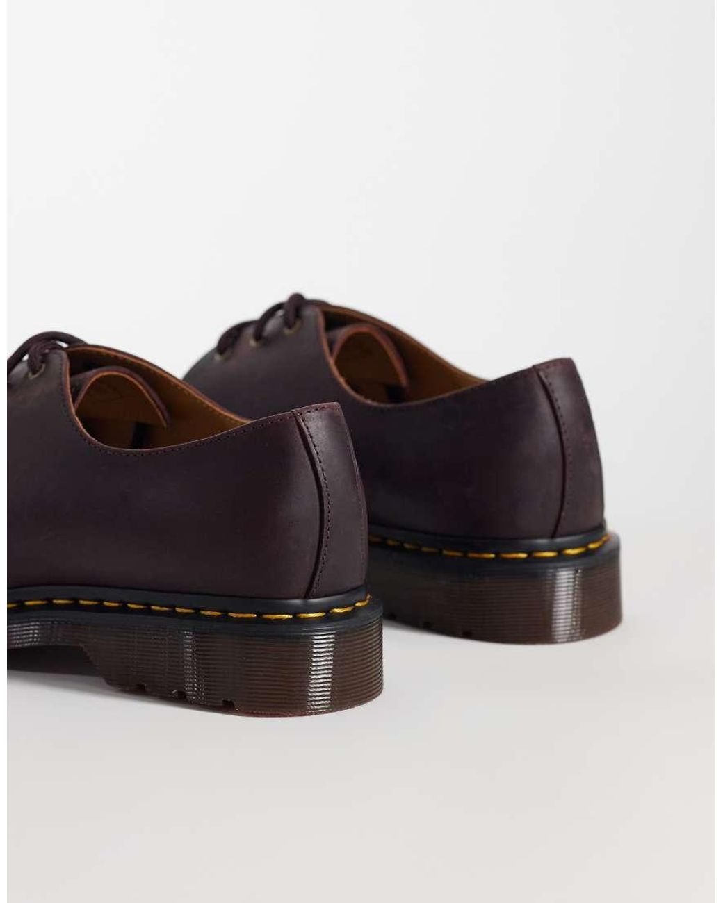 Dr. Martens Brown 1461 3 Eye Shoes for men