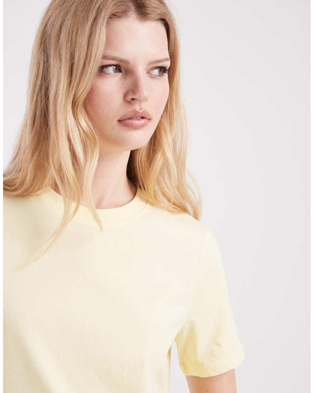Pieces Natural Boxy T-shirt