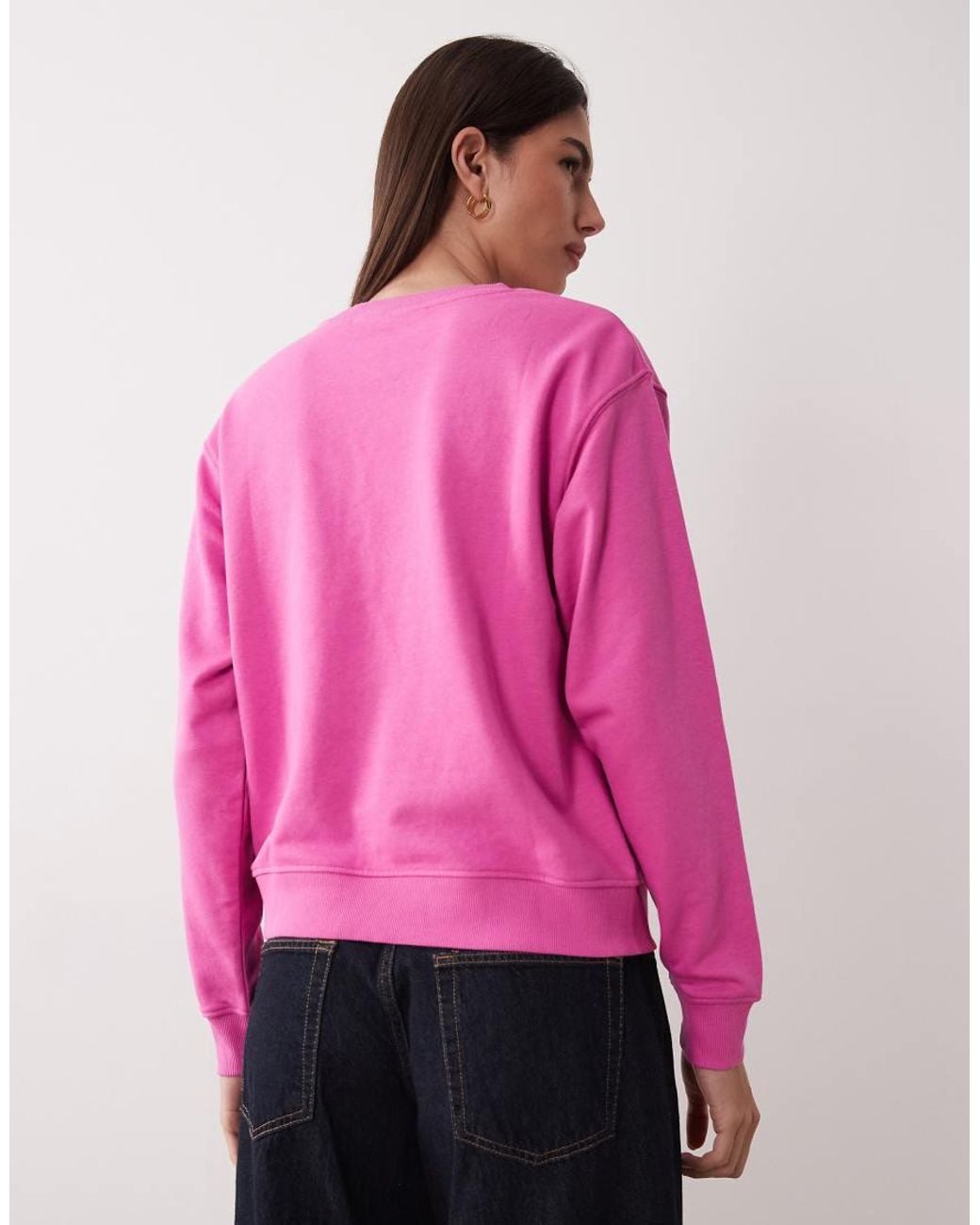 JJXX Pink Crew Sweatshirt