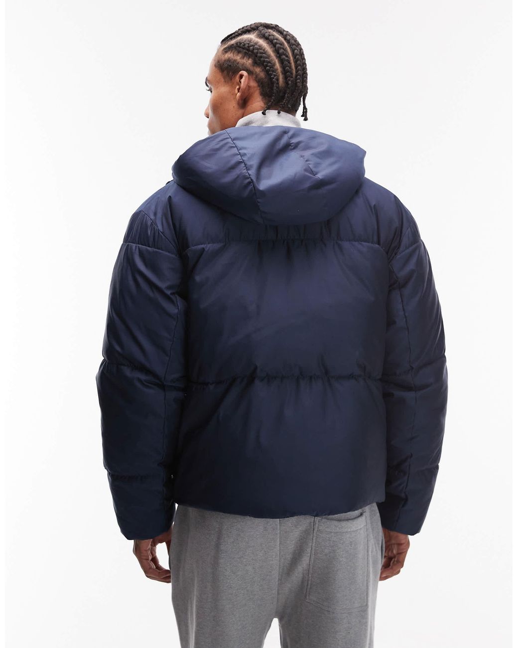 ASOS Blue Peakmaxtm Puffer Jacket for men