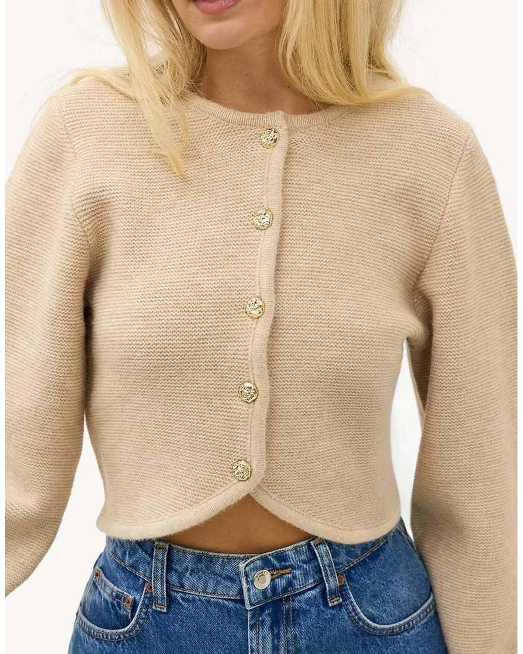 Loavies Blue Constant Thoughts Cardigan With Buttons