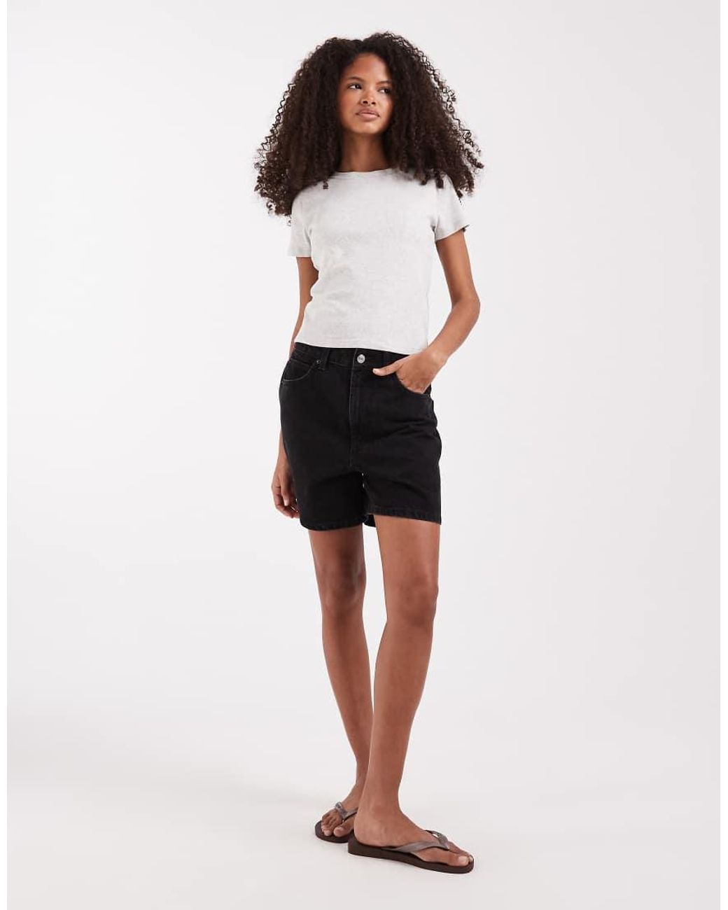 Hollister White Short Sleeve Baby Tee