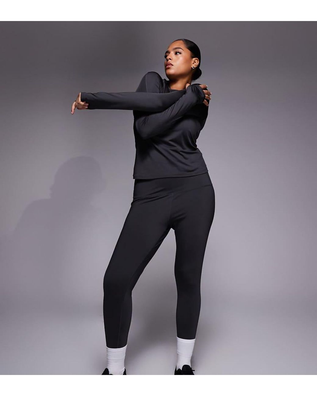 4505 Black Curve Icon Active Bum Sculpt High Waist Gym Legging With Inner Pocket
