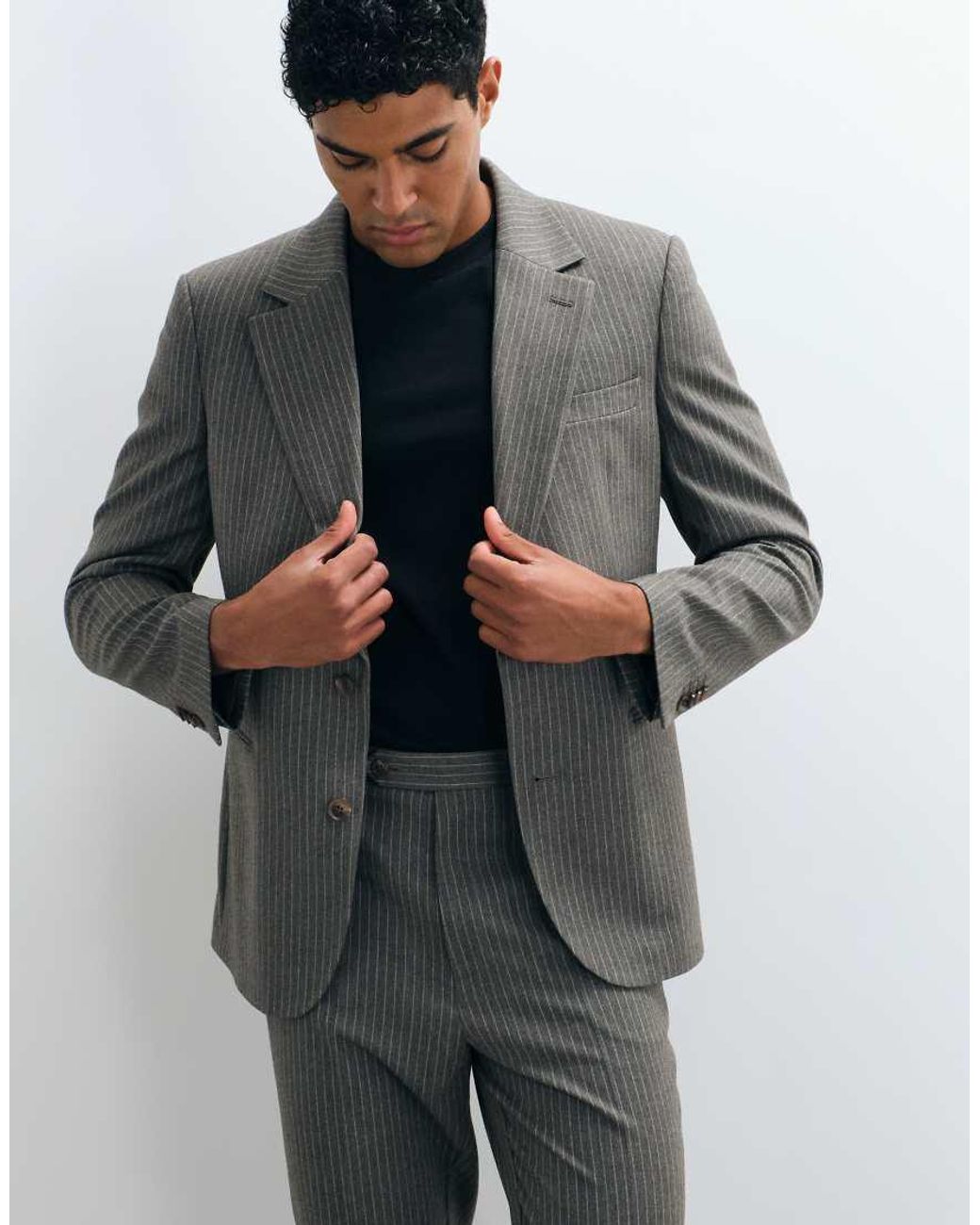 ASOS Gray Slim Suit Jacket for men