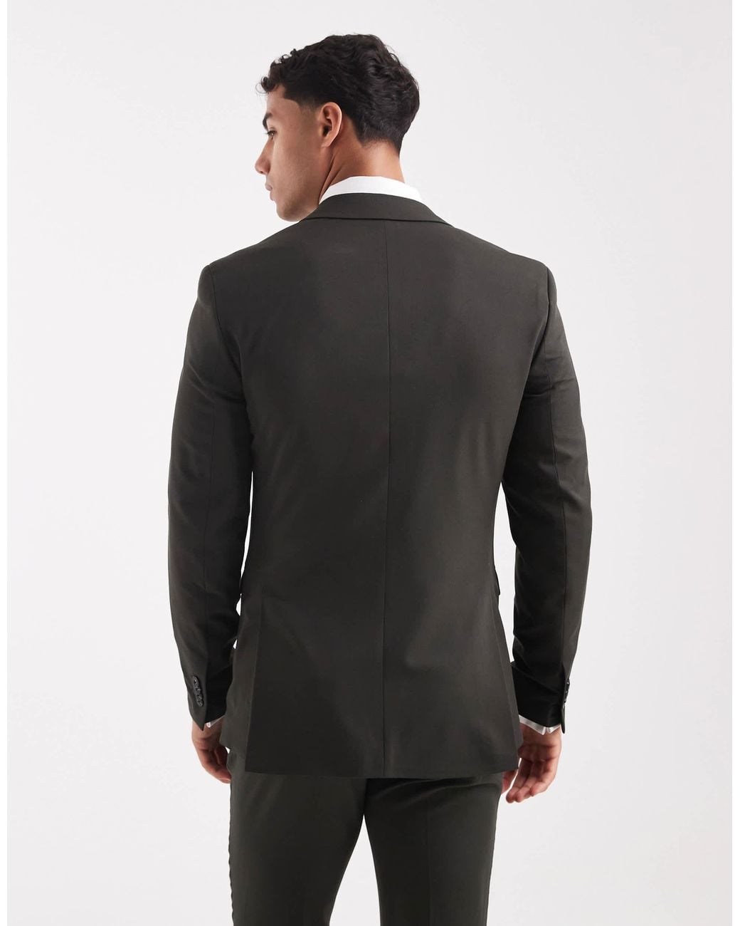 Jack & Jones Gray Super Slim Suit Jacket for men
