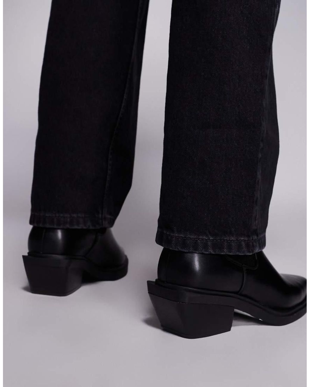 ASOS Blue Chelsea Boots for men