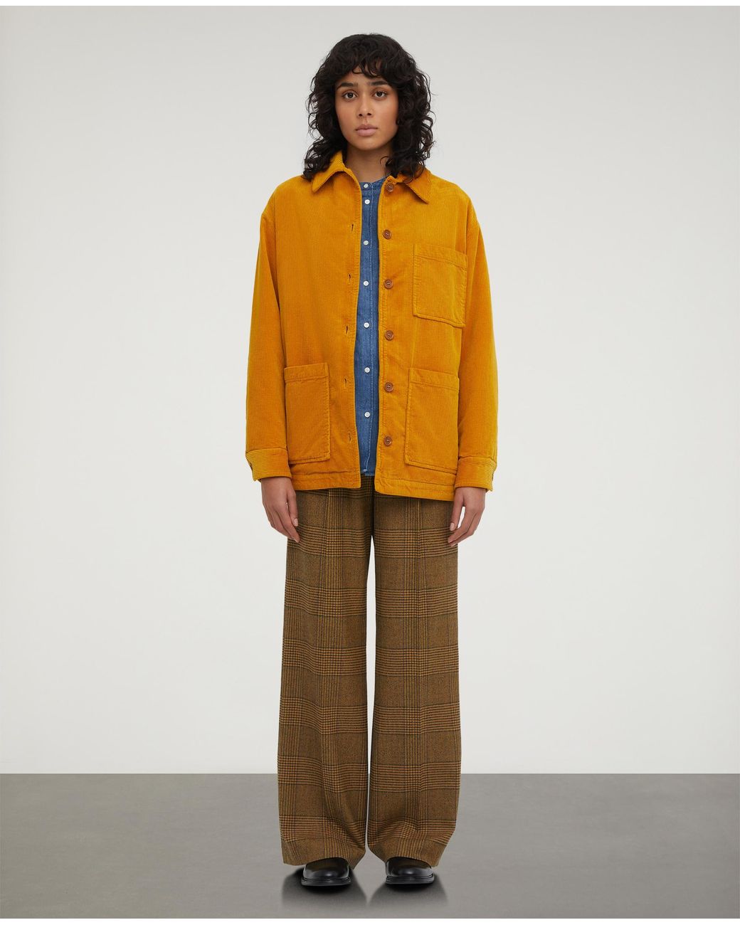Aspesi Garment-dyed Corduroy Jacket in 