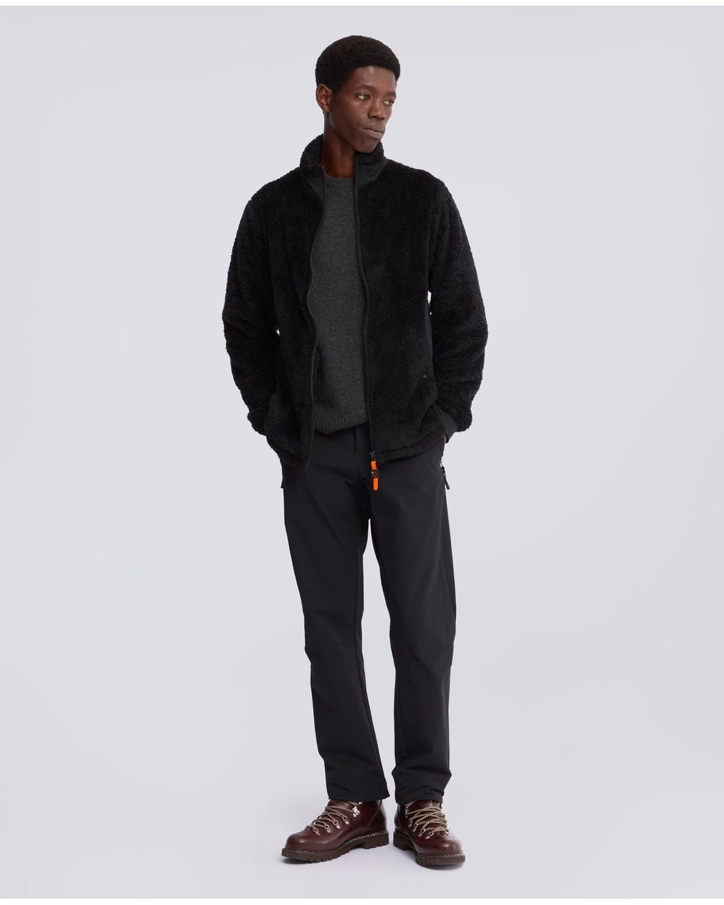 Pile Hight Loft di Aspesi in Black da Uomo