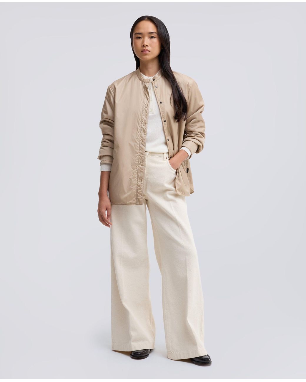 Overshirt Glue di Aspesi in Natural