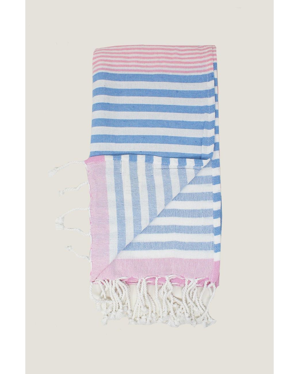 Aspiga Blue Sustainable Handmade Kenyan Kikoy Towel Cotton Summer Holiday Gifting