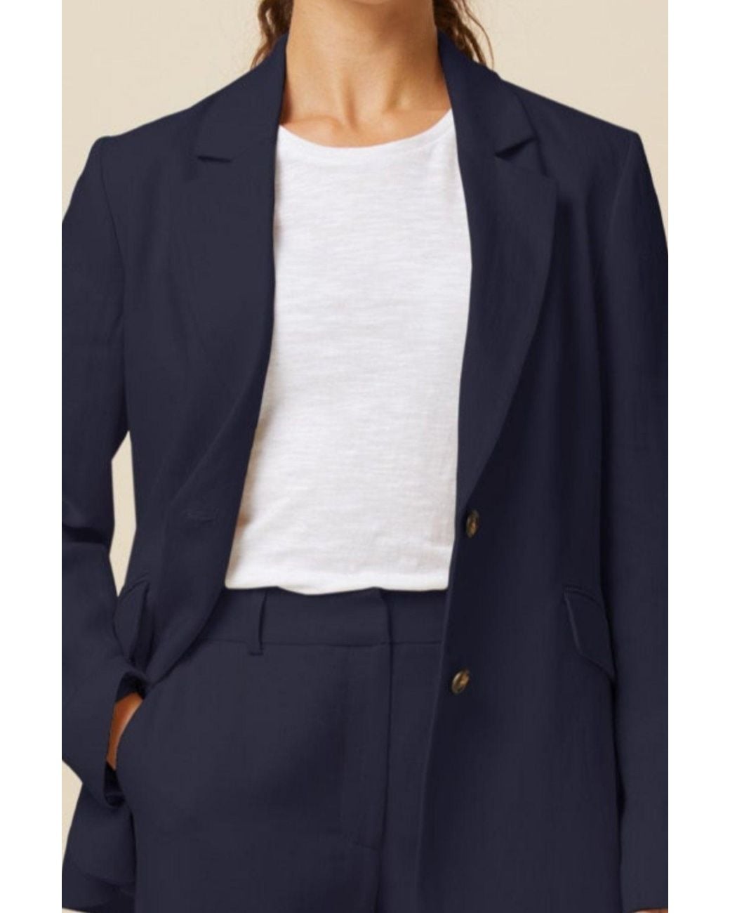 Aspiga Blue Ladies Sustainable Blazer Co Ord