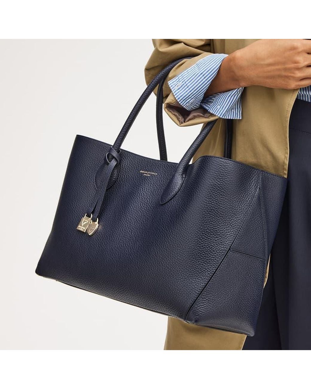 Aspinal Blue Tote