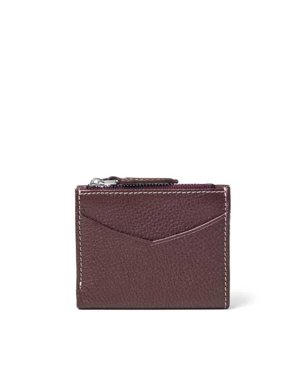 Aspinal Purple Hudson Multi-Use Pocket Wallet