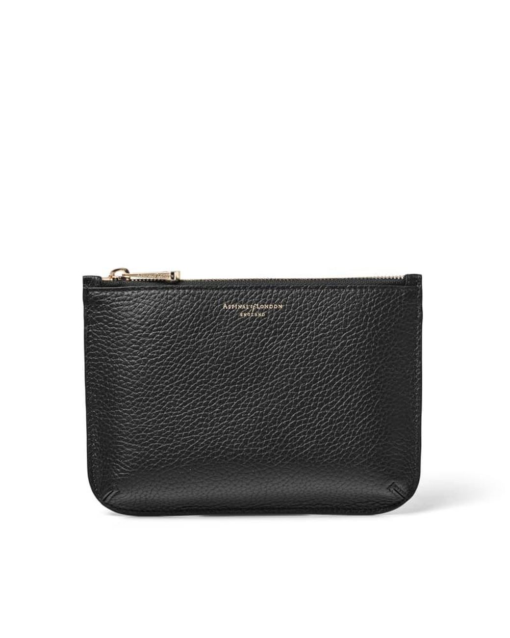 Aspinal Black Medium Ella Pouch