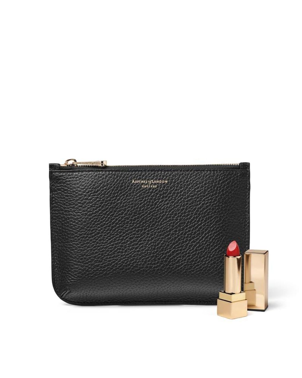 Aspinal Black Medium Ella Pouch