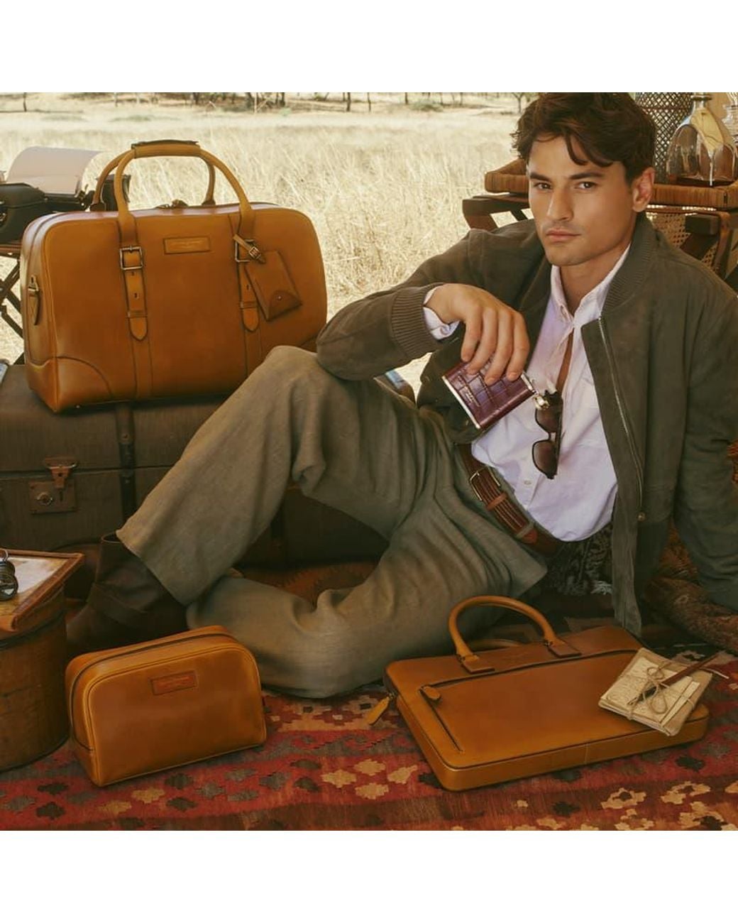 Aspinal Brown Connaught Folio for men