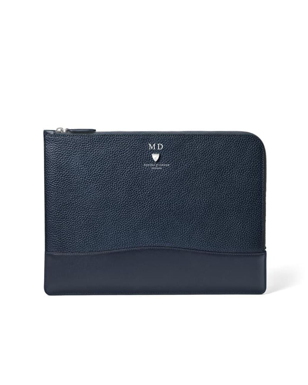 Aspinal Blue City Leather Folio Case