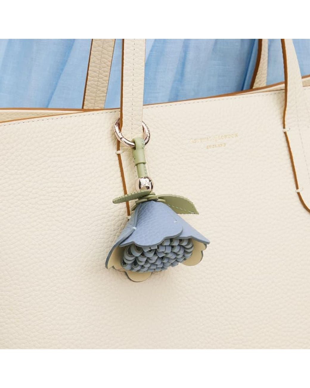 Aspinal Blue Peony Charm