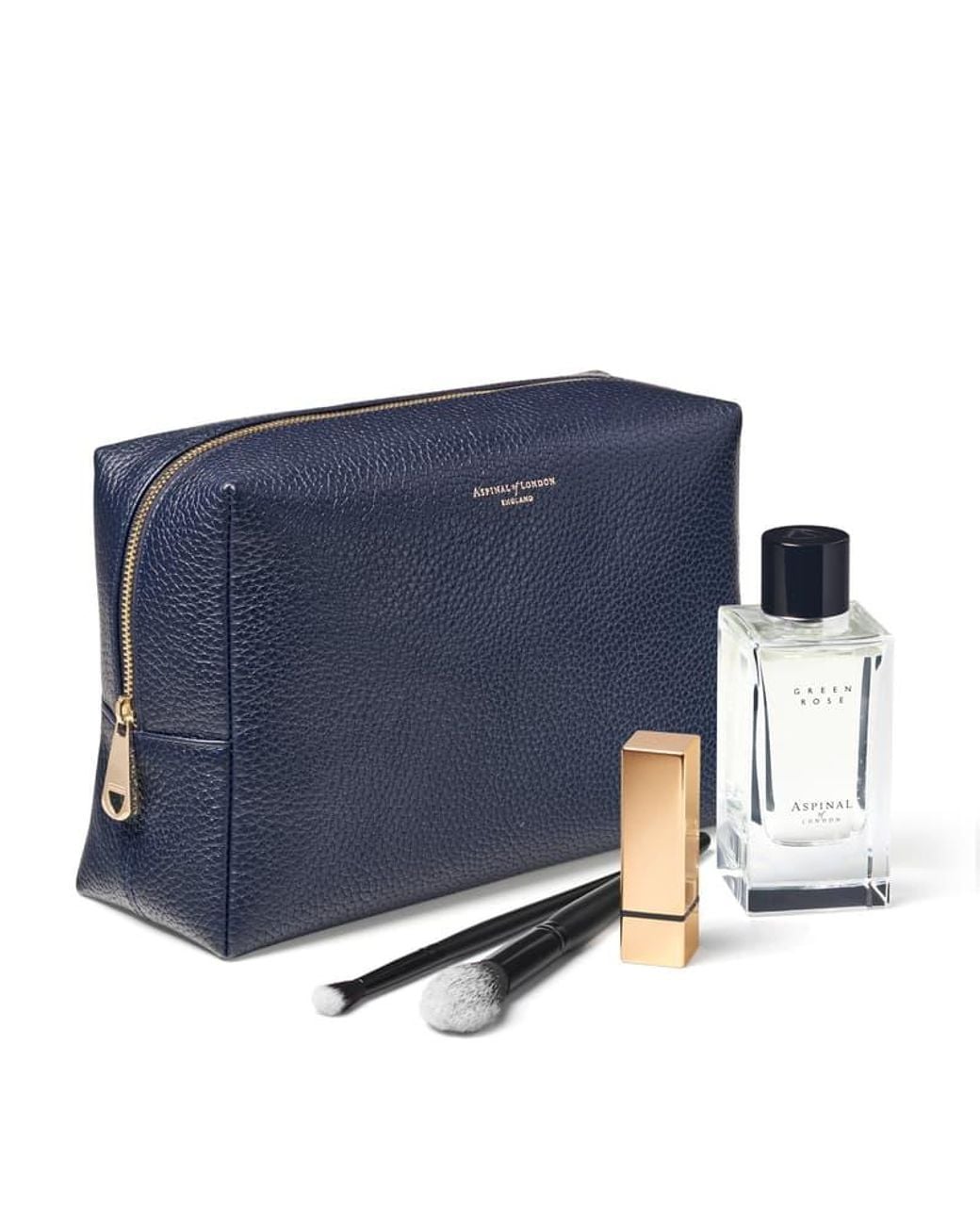 Aspinal Blue Toiletry Bag