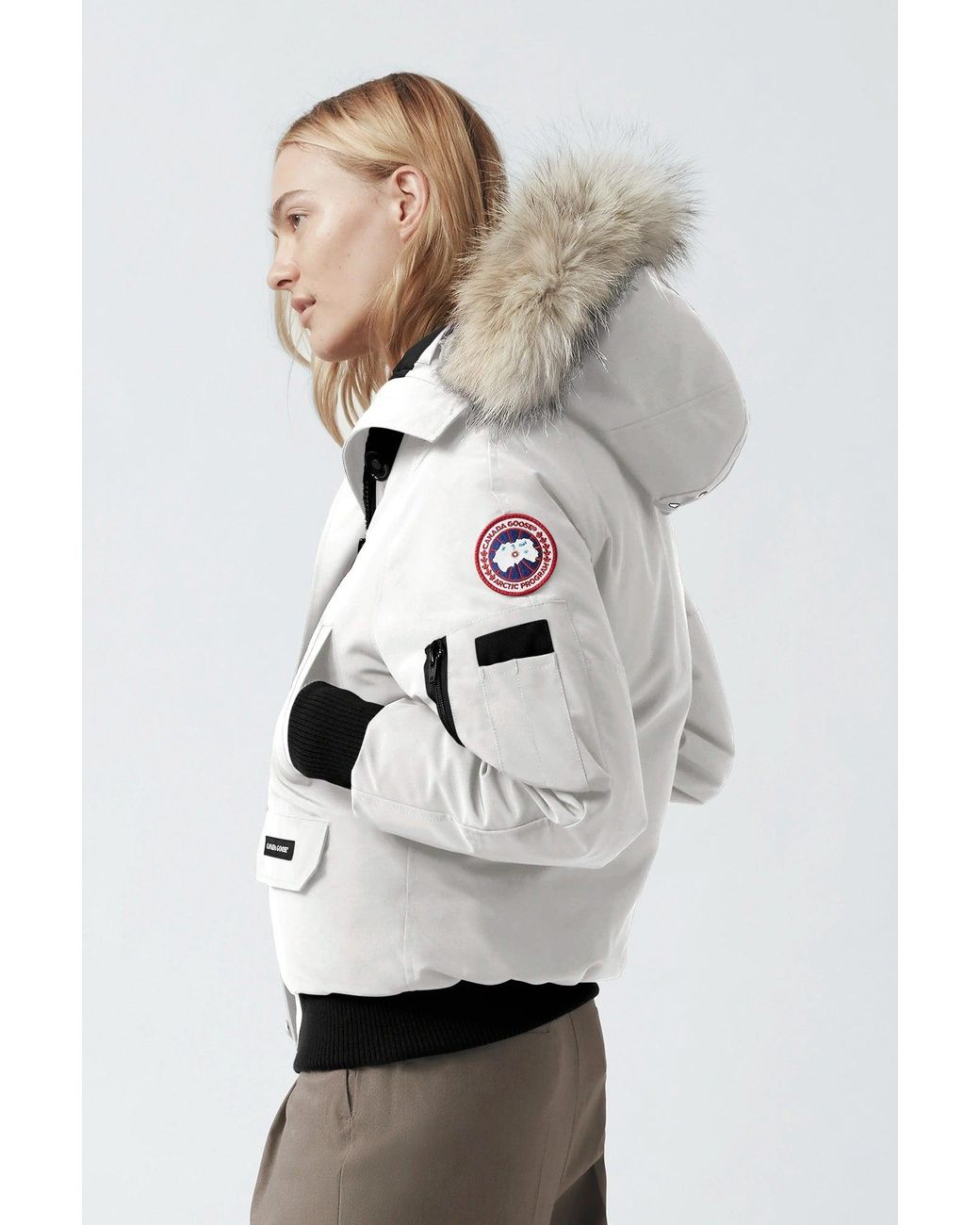 Canada goose chilliwack hot sale bomber women's grey