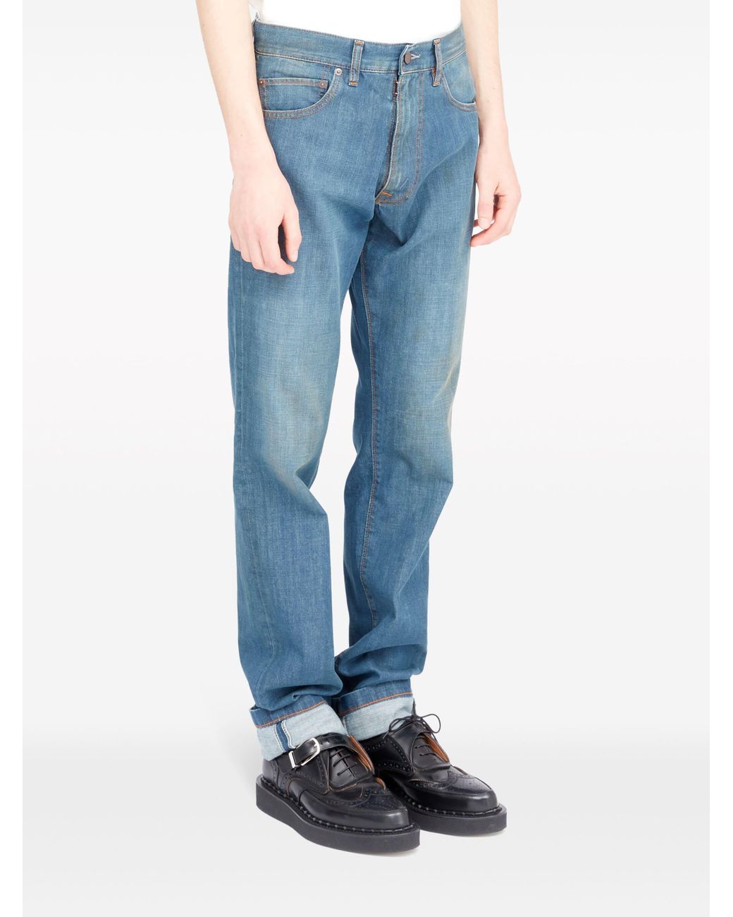 Turn up jeans mens 2025
